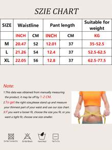 Sports Outdoor 1pc New Women's Tight Pants. Sexy Lifting Buttocks, Revealing Buttocks, High Waist, Tight Waist And Shaping Pants, Large-Sized Body Shaping And Waist Tightening Tight Shaping Pants, Suitable For Postpartum Shaping, Tightening The Big Belly, Preventing Buttocks From Sagging, And Waist Tightening Gym Accessories - Black - View 11