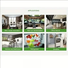 Eliminate Odors Instantly With Natural Bamboo Charcoal Air Purification Bag!