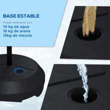SPORTNOW Canasta de Baloncesto con Altura Ajustable 129-179 cm Aro de Baloncesto con Diana Magnética y Dardos Base Rellenable para Interior Negro - Negro - Ver 4