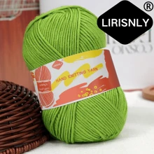 Hilo de lana seleccionado manualmente Lirisnly, 100% acrílico con brillo, colores brillantes, suave para la piel, transpirable y cómodo, ideal para tejer bufandas, sombreros, suéteres, abrigos y manualidades DIY.