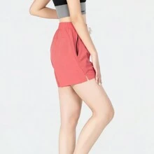 2 pezzi Pantaloncini atletici colorati estivi da donna, pantaloncini sportivi e casual traspiranti da donna, pantaloncini boxer da jogger