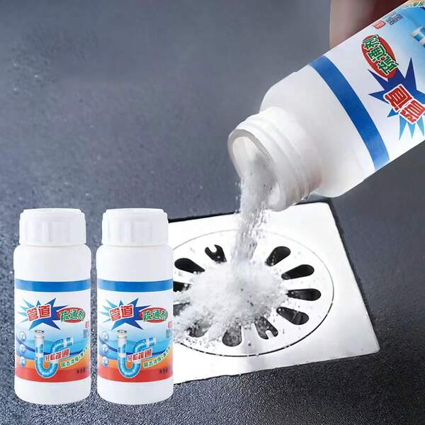 1 Bottle Powerful Pipeline Dredging Agent Dissolves Toilet And Drain Odor, Prevents Blockage And Leakage For Clean Bathroom