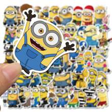 Universal 50 Stück Despicable Vinyl Aufkleber, hochwertige Fans, süße Cartoon-Aufkleber für Wasserflasche, wasserfest, DIY-Aufkleber für Laptop, Handy, Schutzhelm, Skateboard, Scrapbooking, Stoßstange, Geschenke für Mutter, Vater, Großmutter, Großvater, Lehrer, Schwester, Bruder, Freund, lustige Valentinstag-Geschenke, Minions, Aufkleber, Minions, Aufkleber, Minions, Aufkleber, Vatertags-Aufkleber, Sammelalbum-Aufkleber