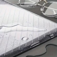 5 pièces Sac de fichier A4 en plastique transparent imperméable à grande capacité avec bouton. Sac de rangement pour papiers d'examen. Fournitures de bureau pour entreprise et étudiants. Garde vos données et papeterie de bureau organisées et sécurisées. Style aléatoire Rentrée scolaire, Fournitures scolaires