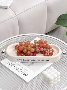 1 件极具吸引力的轻质豪华多用途托盘，具有时尚风格，适用于客厅或浴室 - 多色 - 查看 3