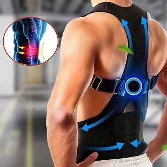 LILVIGOR Magnetic Posture Corrector For Men And Women Hunchback Correction Spine Back Straightener Strengthening Support Magnet Corrector Shapewear Top