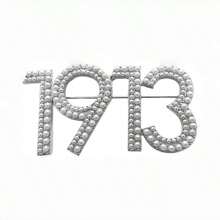 1pc 1913 Sorority Sister Pin / 1908 Women's Brooch / Ladies Resilience Social Pin, Unique Decorative Accessory For Women's Jewelry - White - View 1