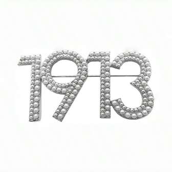 1pc 1913 Sorority Sister Pin / 1908 Women's Brooch / Ladies Resilience Social Pin, Unique Decorative Accessory For Women's Jewelry