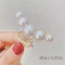 8 fermagli per capelli eleganti da donna con perle finte, stili assortiti casuali, confezionati in una delicata scatola di metallo, perfetti per la decorazione quotidiana e da regalare a mamme e migliori amiche per l'uso quotidiano, lo shopping e gli outfit per San Valentino - Mollette per capelli, Morsetti per capelli, Pinze per capelli