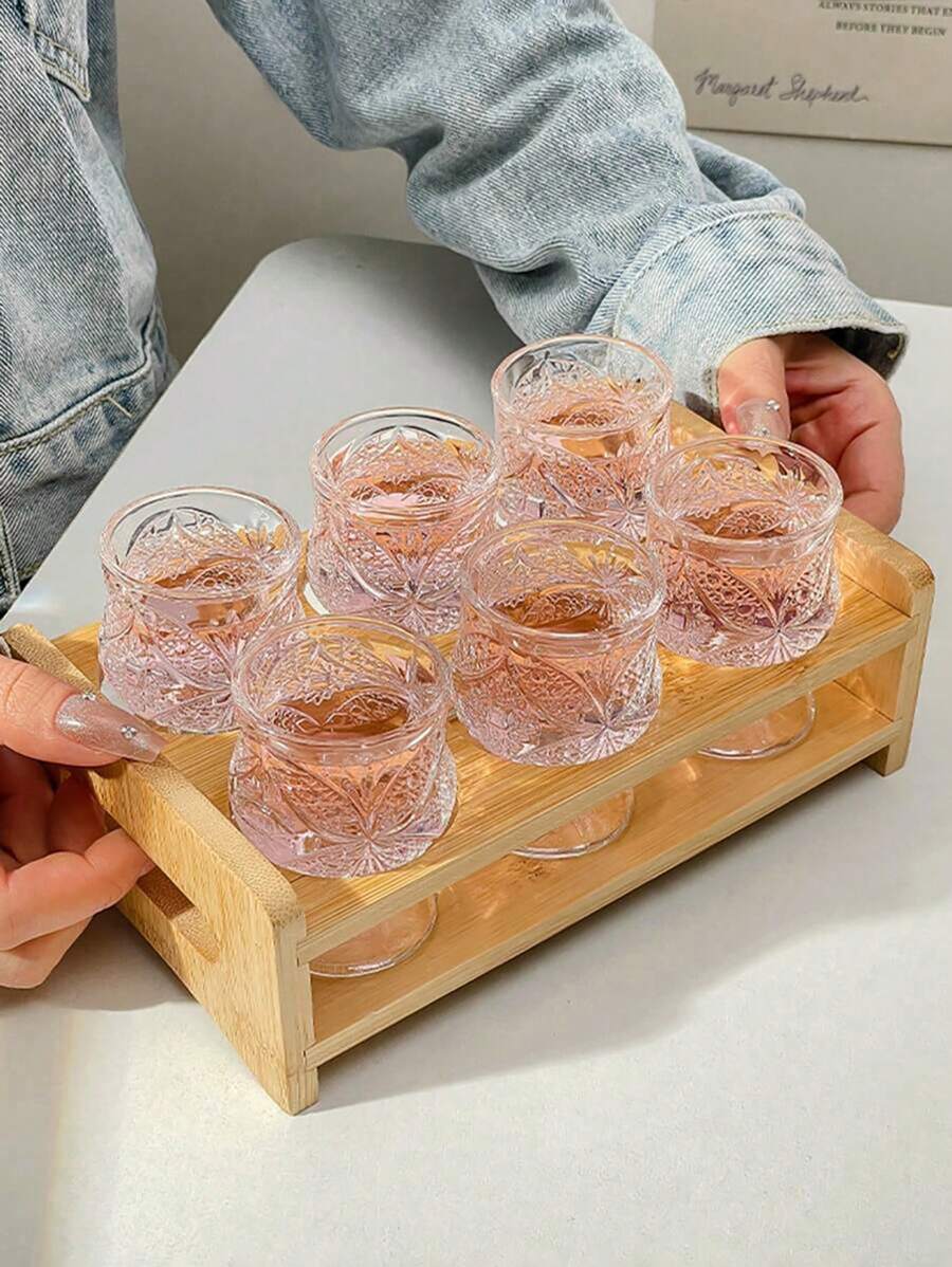 6 件套玻璃酒杯套装，适合派对和聚会
