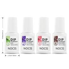 4pcs 10ml Dip Powder Liquid - Activator, Base, Top Gel Coat, And Brush Saver For Nail Art - No Curing Needed - Perfect For Nail Salons And Home Manicures