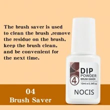 4pcs 10ml Dip Powder Liquid - Activator, Base, Top Gel Coat, And Brush Saver For Nail Art - No Curing Needed - Perfect For Nail Salons And Home Manicures