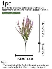 1入組春季人工鳳凰樹-適用於室內外家庭花園植物裝飾，酒店餐廳桌子窗戶浴室花瓶插花植物裝飾(不包括花瓶)