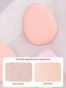 6pcs/10pcs Finger Puff Mini Cushion Powder Puff Makeup Sponge, Dry & Wet Dual-Use Foundation, Non-Absorbent,Cheap,Stocking Stuffers,Makeup,Makeup Tools,Cheap Stuff,Gifts,Gifts For Women,Christmas Gifts - Multicolor - View 9