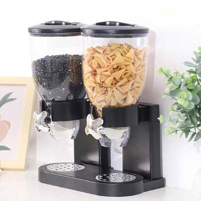 1 Máy Tính Bột Yến Mạch Đơn/Đôi Nòng Ngũ Cốc & Hạt Ăn Nhẹ Hộp Chứa Ngũ Cốc Nhà Bếp Nhà Tổ Chức