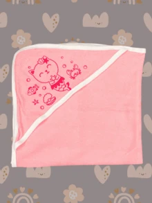 Baby Swaddling Blankets - 淺粉色 - 查看 2
