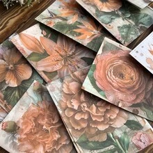 30pcs Vintage Botanical Theme Patterned Paper For Scrapbooking, Crafting, Decorating - Multicolor - View 2