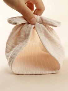 3 件装柔软透气婴儿和幼儿提花条纹帽，带可爱蝴蝶结和高弹性，适合日常穿着和节日爱情人节 - 彩色 - 查看 9