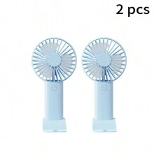 Rechargeable Handheld Mini Fan Small Desk Cooler Portable Air Conditioner Student Cute Mini Electric Fan Handheld Mute  Aire Aconditionado