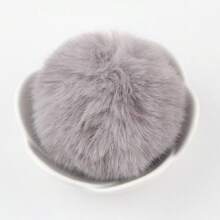 8cm Fluffy Pompon Ball Fluffy Pompom Large Multicolor Plush Pom Pom DIY For Crafts Garland Decorative Keyrings Garments Decor 4pcs/Bag