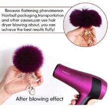 8cm Fluffy Pompon Ball Fluffy Pompom Large Multicolor Plush Pom Pom DIY For Crafts Garland Decorative Keyrings Garments Decor 4pcs/Bag