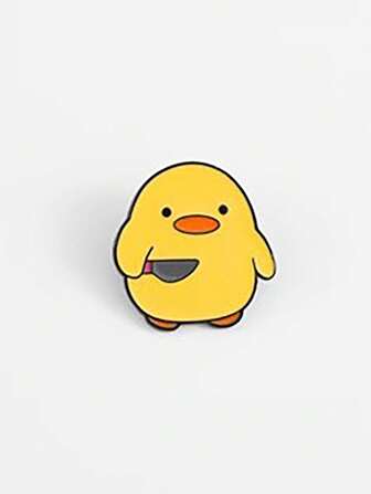 1 pieza broche de animal de dibujos animados de pato lindo