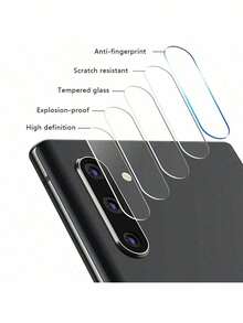 Mica Cristal Pantalla Para iPhone 7/8plus + Lente Cámara - Negro - Ver 9