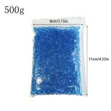 天然藍色玻璃水晶片拋光石頭，適用於室內植物、魚缸填充物、珠寶製作、許願瓶、裝飾、花園、噴泉和其他DIY項目 - 彩色 - 查看 11