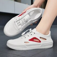 Spring/Summer Lightweight Fashionable Daily Simple Men's Sandals, Breathable, Soft, Resistant And Slip-Proof, Outdoor Casual Shoes For All Occasions - White - View 2