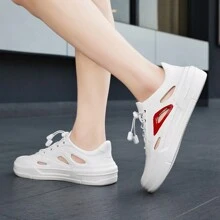 Spring/Summer Lightweight Fashionable Daily Simple Men's Sandals, Breathable, Soft, Resistant And Slip-Proof, Outdoor Casual Shoes For All Occasions - White - View 4