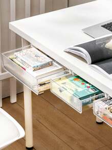 1 个隐形抽屉式桌面收纳盒（包含 3 个 Megabyte 贴纸）装饰品秋季装饰节日装饰房间装饰家居装饰秋季装饰卧室装饰