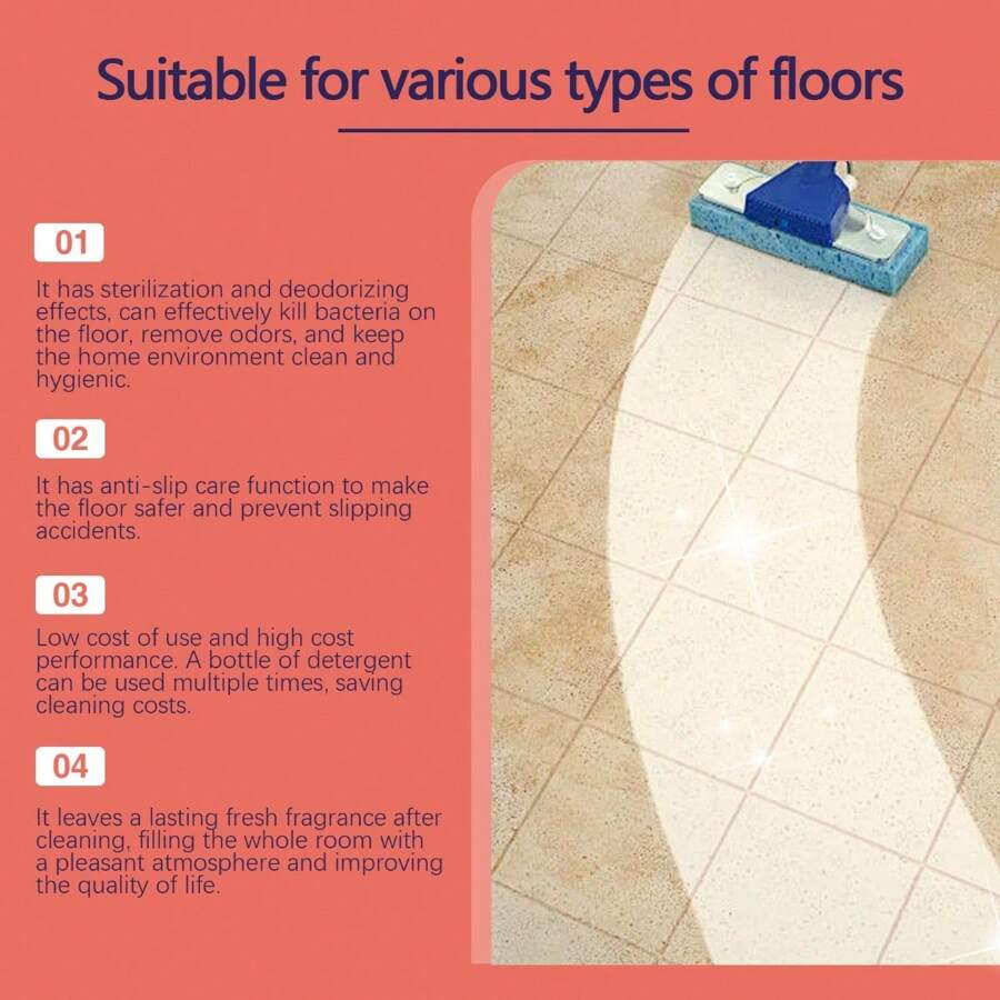 Floor Cleaner, MultiPurpose Cleaner For Ceramic Tiles, Porcelain Tiles