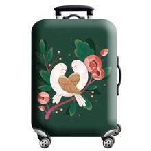 Verstärkter Kofferschutzfilm, süßer Tier-Graffiti-Planeten-Stadt Elastische Kofferüberzug für Reisen, Kratzschutz-Staubabdeckung, geeignet für 18-32 Zoll Gepäck, Tasche, Organizer, Aufbewahrung