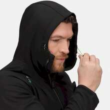 Regatta Mens Surrender Soft Shell Jacket (Dark Khaki/Black) - Dark Khaki/Black - View 7