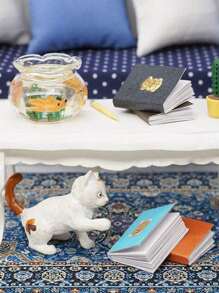 Dollhouse Miniature Notebook: 1/12 Scale Mini Flip Simulation Classical Book For Study Room Bookshelf Decor - Multicolor - View 4