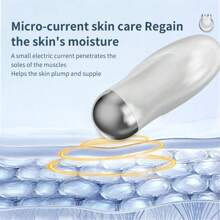 EMS Electric Facial Massager Roller Microcurrent Face Lifting Portable Beauty Devices - White - View 6