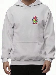 Men Sweatshirts - 灰色 - 查看 2