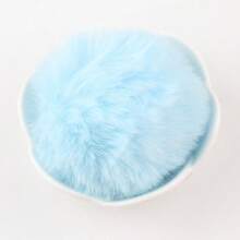 8cm Fluffy Pompon Ball Fluffy Pompom Large Multicolor Plush Pom Pom DIY For Crafts Garland Decorative Keyrings Garments Decor 4pcs/Bag