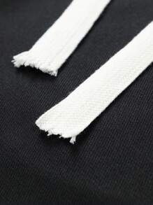 Japanese-Style Men's Wide-Leg Silk Trousers, Loose And Hanging, Casual Straight Pants For Summer - Black - View 4