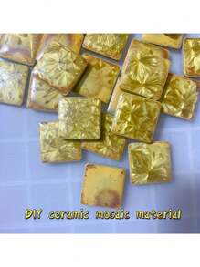 1 gói/100g/3.53oz Gạch khảm gốm hình vuông tự làm hoa màu xanh lam rực rỡ - Gạch bền Thích hợp cho trang trí ngoài trời và trong nhà - Hoàn hảo cho sân vườn, khung cửa, cầu thang và trang trí nhà cửa, thiết kế đồ án tốt nghiệp - FCS-4 - Xem 5