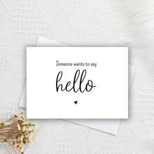 Tarjeta de foto del escaneo del embarazo. Alguien quiere decir hola Tarjeta de anuncio de embarazo, tarjeta de anuncio de embarazo, tarjeta de foto del escaneo del embarazo, tarjeta de revelación de embarazo, sorpresa familiar de embarazo - Blanco - Ver 10