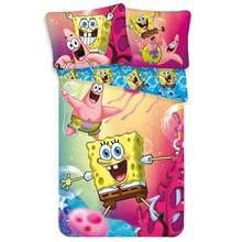 SpongeBob SquarePants Duvet Cover Set (Pink/Blue/Yellow) - Pink/Blue/Yellow - View 1