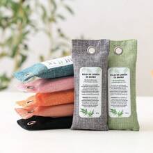 Eliminate Odors Instantly With Natural Bamboo Charcoal Air Purification Bag!