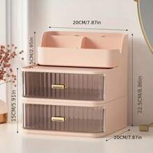 Máy Tính Để Bàn Hộp Bảo Quản Ký Túc Xá Phòng Ngủ Bàn Văn Phòng Kệ Sắp Xếp Loại Ngăn Kéo Hộp Phân Loại Văn Phòng Phẩm - Nhiều màu - Xem 5