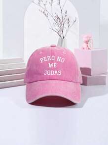 Gorra de béisbol estampada para hombres 'Pero No Me Jodas', sombrero informal y de protección solar para exteriores, adecuado para primavera/otoño, viajes de vacaciones en la playa, estilo juvenil de los años 2000 - Letras PERO - Ver 10