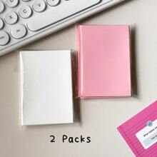 50入組/包61x91毫米Ins Kpop偶像卡套-粉色 - 淺粉色 - 查看 15