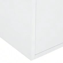 1 Piece Ceramic + MDF 24" Floating Wall Mounted Bathroom Vanity With White Ceramic Sink And Soft Close Door White - 白色 - 查看 8