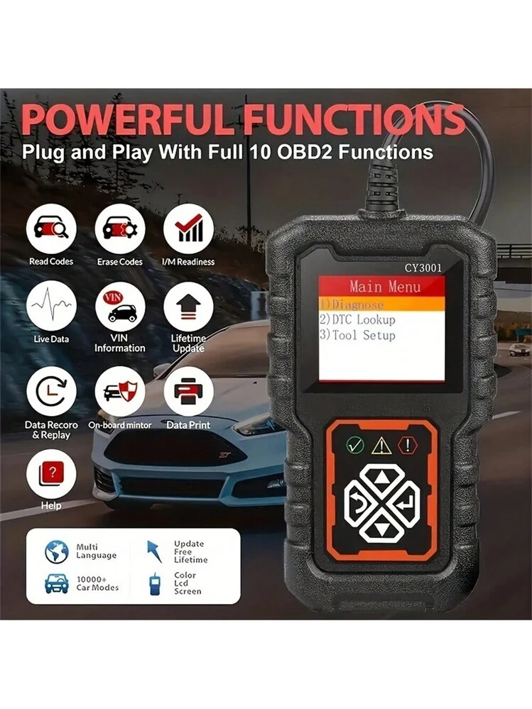 Connettore cavo adattatore diagnostico OBD2 da 6 pin a 16 pin per cavo moto Honda Accessori Moto Guzzi Piaggio Vespa  34