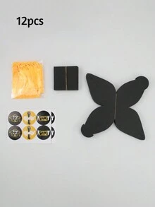 12 Pcs Graduation Cap Gift Box Graduation Party Favors Graduation Candy Box Treat Box With Tassel Sticker Graduation Centerpieces For Tables Graduation Decorations Congrats Grad  Party - Bachelor's Hat Gift Box With Sticker - View 4