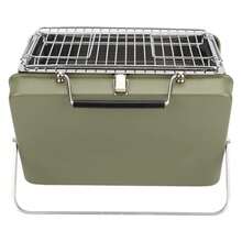 Folding Barbecue Grill, Portable Charcoal BBQ Grill Mini Wavy G For Backyard PicnicGreen Camping Sports - 彩色 - 查看 7